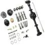 LoveinDIY Metal Center Axle Assembly Kit Spare Parts for WPL B16 B16K B36 B36K RC Car Accessories