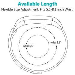 POY Compatible for Fitbit Alta Bands, Stainless Steel Metal Replacement Bracelet Strap with Unique Magnet Lock for Fitbit Alta and Fitbit Alta HR