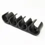 Breuer Chair Glides - Replacement Single Prong U-Shape Plastic Caps in Black (Set of 16) - Made in Italy Breuer Chair Glides - Replacement Single Prong U-Shape Plastic Caps in Black (Set of 16) - Made in Italy