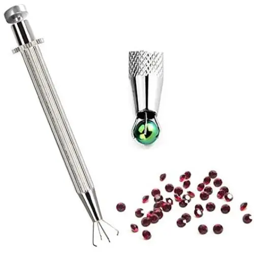 Prong Holder Professional Diamond Holder Pick-up Tool Stainless Steel 4 Prongs Diamond Claw Tweezers Parts Beads Diamond Gems Prong Tweezer Catcher Grabber Jewelry Making Jeweler Tool Prong Holder Professional Diamond Holder Pick-up Tool Stainless Steel 4 Prongs Diamond Claw Tweezers Parts Beads Diamond Gems Prong Tweezer Catcher Grabber Jewelry Making Jeweler Tool