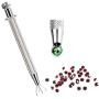Prong Holder Professional Diamond Holder Pick-up Tool Stainless Steel 4 Prongs Diamond Claw Tweezers Parts Beads Diamond Gems Prong Tweezer Catcher Grabber Jewelry Making Jeweler Tool