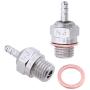 Hobbypark RC Igniter & Hot Glow Plugs No.3 N3 Replace OS 8 Super Duty Spark Engine Parts for Traxxas Redcat RC Nitro Car Truck Off Road Buggy (Igniter+N3 Glow Plug)