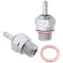 Hobbypark RC Igniter & Hot Glow Plugs No.3 N3 Replace OS 8 Super Duty Spark Engine Parts for Traxxas Redcat RC Nitro Car Truck Off Road Buggy (Igniter+N3 Glow Plug)