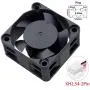 Wathai 40x40x20mm 40mm 12V 2Pin DC Burshless Cooling Fan Wathai 40x40x20mm 40mm 12V 2Pin DC Burshless Cooling Fan
