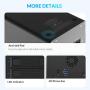 ORICO 2 Bay USB 3.0 to SATA External Hard Drive Enclosure Support 32TB, 2.5/3.5 inch HDD SSD Enclosure for Music Photo Video Data Storage Backup (No RAID)