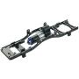 JVSISM Rc Car Metal Steering Servo Warehouse Fixed Mounting Bracket for Wpl B14 B24 C14 C24 Q65 Mn D90 D99S Mn45,Black