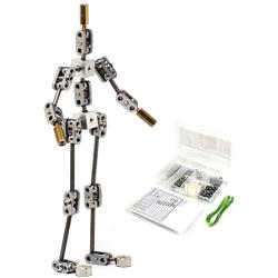 Diy Studio Stop Motion Armature Kits | Metal Puppet Figure for Character Design Creation | Not-Ready Studio Armature Kits Very Easy to Assemble for Stop Motion Animation or Just Fun | 160 mm Tall