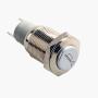 Viping Car Horn Button 12V 16mm LED On/Off Switch Momentary Button Reset Switch Dedicated Connector Switch Power Metal Toggle Car Boat Motorcycle DIY Switch Blu-ray automatic rebound reset 2-pack