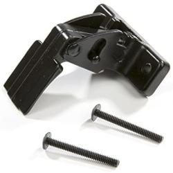 Ultra Hardware 31601 Storm and Screen Door Latch Handle - Resilient Keeper - Black Finish