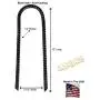 Urbalabs Nutrition 12 Inch Rebar Trampoline Stakes Extra Heavy Duty Metal 1/2 Inch Steel Rebar High Wind Ground Anchors Round Chisel Point Tips Universal Size Anti Rust in Black Urbalabs Nutrition 12 Inch Rebar Trampoline Stakes Extra Heavy Duty Metal 1/2 Inch Steel Rebar High Wind Ground Anchors Round Chisel Point Tips Universal Size Anti Rust in Black