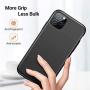 TORRAS Slim Fit Compatible for iPhone 11 Pro Max Case, Ultra Thin Lightweight Silky Smooth Touch Matte Finish Grip Hard Plastic Minimalist Compatible for iPhone 11 ProMax case, Black