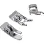 DREAMSTITCH 446014 Low Shank Snap On Presser Foot Kit - Zig Zag Presser Foot and Straight Stitch Presser Foot and Snap-On Shank for Singer - DL-EM-446014 DREAMSTITCH 446014 Low Shank Snap On Presser Foot Kit - Zig Zag Presser Foot and Straight Stitch Presser Foot and Snap-On Shank for Singer - DL-EM-446014