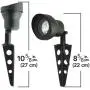 Moonrays 95728 Low Voltage Metal Floodlight with 20-Watt Halogen Bulb Moonrays 95728 Low Voltage Metal Floodlight with 20-Watt Halogen Bulb
