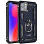 CoverON Metal Ring Holder Kickstand Resistor Series for iPhone 11 Pro Max Case (2019), Navy Blue