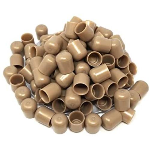 Folding Chair Leg Caps (100 Pack) - 7/8'' Non-Marring Furniture Glides Help Protect Floors and Property - Easy to Install, Great for Replacements or Repairs - Premium Heavy-Duty Plastic (Beige) Folding Chair Leg Caps (100 Pack) - 7/8'' Non-Marring Furniture Glides Help Protect Floors and Property - Easy to Install, Great for Replacements or Repairs - Premium Heavy-Duty Plastic (Beige)