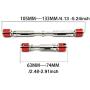 CfoPiryx Front Drive Shaft Prop Shaft Assembly,Axial Replacement Parts Drive Shaft Metal 1:10 RC Crawler Toy for 1/10 RC Rock Crawler Cars SCX10 D90 90021 90028CVD