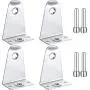 2 Inch Metal Hold Down Brackets and Pins, Blind Brackets Blind Holder Replacements for Horizontal Blinds Shades Windows Doors (8) 2 Inch Metal Hold Down Brackets and Pins, Blind Brackets Blind Holder Replacements for Horizontal Blinds Shades Windows Doors (8)