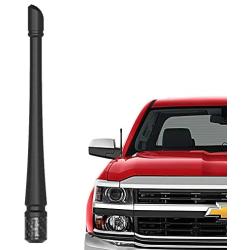 Rydonair Antenna Compatible with Chevy Silverado & GMC Sierra/Denali | 7 inches Flexible Rubber Antenna Replacement | Designed for Optimized FM/AM Reception