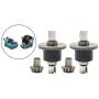 lahomia 2Pcs 1:14 RC Metal Differential & Planet Gear for WLtoys 144001 Accessories
