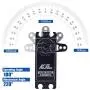 AGFRC 33KG Low-Profile High-Torque Digital-Servo - Programmable Metal Gear for 1/10 RC Drift Racing Car Truck, Control Angle 180° (A65BHL&AGF-SPV2) AGFRC 33KG Low-Profile High-Torque Digital-Servo - Programmable Metal Gear for 1/10 RC Drift Racing Car Truck, Control Angle 180° (A65BHL&AGF-SPV2)
