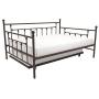 DHP Manila Metal Full Size Daybed and Twin Size Trundle (Bronze)