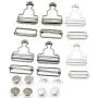 6 Pieces 1.5 inch Overall Buckles Suspenders Replacement Buckle Overalls Buttoned Hooking Metal Buckles Gourd Buckles Suspenders Buckle for DIY Art Sewing Clothing Craft(Sliver, Metal-Black, Bronze) 6 Pieces 1.5 inch Overall Buckles Suspenders Replacement Buckle Overalls Buttoned Hooking Metal Buckles Gourd Buckles Suspenders Buckle for DIY Art Sewing Clothing Craft(Sliver, Metal-Black, Bronze)