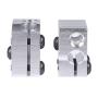 Onyehn 5 pcs/lot Volcano Eruption Heat Block Hot End for 1.75/3mm Filament Aluminium Extruder J-Head Heater Block fit for E3D Volvano Print Head Hot End Heating Block for 3D Printers Part