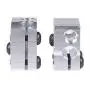 Onyehn 5 pcs/lot Volcano Eruption Heat Block Hot End for 1.75/3mm Filament Aluminium Extruder J-Head Heater Block fit for E3D Volvano Print Head Hot End Heating Block for 3D Printers Part