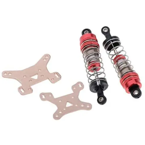 1 Pair of Metal Shock Absorber Suspension Plate Accessories for Wltoys 144001 RC Car