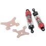 1 Pair of Metal Shock Absorber Suspension Plate Accessories for Wltoys 144001 RC Car