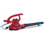 Toro 51621 UltraPlus Leaf Blower Vacuum, Variable-Speed (up to 250 mph) with Metal Impeller, 12 amp,Red