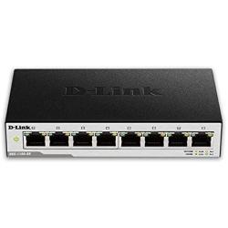 D-Link Ethernet Switch, 8 Port Easy Smart Managed Gigabit Network Internet Desktop (DGS-1100-08)