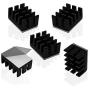 Easycargo 30pcs Raspberry Pi Heatsink Kit Aluminum + Copper + 3M 8810 Thermal Conductive Adhesive Tape for Cooling Cooler Raspberry Pi 4, 3B+, 3B, Pi 2, Pi Model B+ (Green (30pcs))