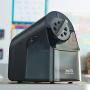 X-ACTO Pencil Sharpener | School Pro Electric Pencil Sharpener, With Six Size Dial, XL Shavings Bin, Black, 1 Count