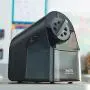 X-ACTO Pencil Sharpener | School Pro Electric Pencil Sharpener, With Six Size Dial, XL Shavings Bin, Black, 1 Count X-ACTO Pencil Sharpener | School Pro Electric Pencil Sharpener, With Six Size Dial, XL Shavings Bin, Black, 1 Count