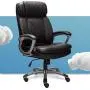 Serta 43675 Big & Tall Executive Office Chair High Back All Day Comfort Ergonomic Lumbar Support, Bonded Leather, Black Serta 43675 Big & Tall Executive Office Chair High Back All Day Comfort Ergonomic Lumbar Support, Bonded Leather, Black