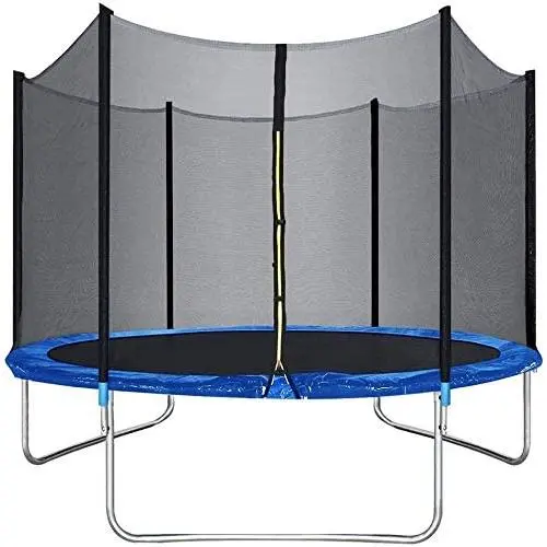 10 Ft Trampoline with Enclosure Net Outdoor Fitness Trampoline PVC Spring Cover Padding for Children and Adults 10 Ft Trampoline with Enclosure Net Outdoor Fitness Trampoline PVC Spring Cover Padding for Children and Adults