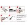 Selizo Watch Link Remover kit Watch Band Tool with 10 Extra Pins for Watch Band Link Pin Removal and Watch Sizing Selizo Watch Link Remover kit Watch Band Tool with 10 Extra Pins for Watch Band Link Pin Removal and Watch Sizing