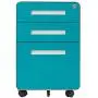 File Cabinet Mobile, Merax 3 Drawer Metal Pedestal Filing Cabinets with 2 Lock Keys, 5 Rolling Casters, Fully Assembled Storage for Home Office Modern Vertical Hanging Folders A4 Letter Size (Blue) File Cabinet Mobile, Merax 3 Drawer Metal Pedestal Filing Cabinets with 2 Lock Keys, 5 Rolling Casters, Fully Assembled Storage for Home Office Modern Vertical Hanging Folders A4 Letter Size (Blue)