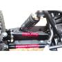 Losi 1/10 Rock Rey 4WD Rock Racer (LOS03009) Upgrade Parts Aluminum Front Turnbuckle for Steering - 1Pr Set Gray Silver