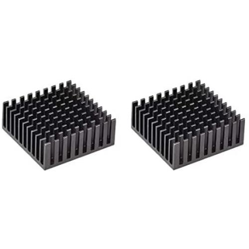 uxcell Electronic Radiators Heatsink for MOS GPU IC Chip Black 35 x 35 x 14 mm 2pcs