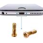 MMOBIEL 10 x Bottom Pentalobe Dock Screws Compatible with iPhone SE 2020/8/8 Plus/7/7 Plus/6S/6S Plus/6/6 Plus/5S/5 (Gold)