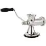 Huanyu Manual Meat Grinder Stainless Steel Hand Meat Sausage Stuffer Manual Meat Grinding Machine Sausage Filler Filling Machine for Pork, Beef Fish Chicken Pepper Mushrooms ect(With ONE SAMLL Enema)
