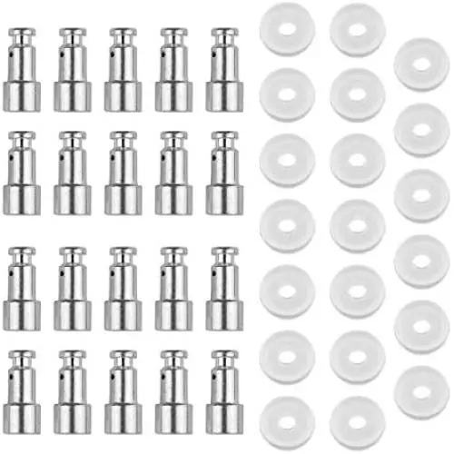 20 Pack Universal Floater and Sealer for Pressure Cookers Parts and Accessories, Pressure Cooker Steam Valve Universal Replacement 20 Pack Universal Floater and Sealer for Pressure Cookers Parts and Accessories, Pressure Cooker Steam Valve Universal Replacement