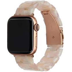 MAIRUI Compatible with Apple Watch Band Series 4/5 Slim Resin Bracelet Wristband Lightweight Strap Replacement for iWatch Series 5/4/3/2/1, Sport/Edition