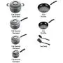 T-fal Ultimate Hard Anodized Nonstick 12 Piece Cookware Set, Dishwasher Safe Pots and Pans Set, Black T-fal Ultimate Hard Anodized Nonstick 12 Piece Cookware Set, Dishwasher Safe Pots and Pans Set, Black