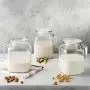 Bormioli Rocco Hermetic Seal Glass Pitcher With Lid and Spout [68 Ounce] Great for Homemade Juice & Cold Tea or for Glass Milk Bottles