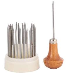 Vruping 23PCS Handmade Setting Beading Grain Jewelry Tools, Professional Jewelry Setting Graver,Diamond Stone Beards Setting Graver Tool