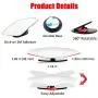 Ampper Fan Shape Blind Spot Mirror, HD Glass Frameless Stick on Adjustabe Few Convex Wide Angle Rear View Mirror for Car Blind Spot, Pack of 2 Ampper Fan Shape Blind Spot Mirror, HD Glass Frameless Stick on Adjustabe Few Convex Wide Angle Rear View Mirror for Car Blind Spot, Pack of 2