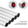 Yeshom 25 FT Upgraded Sectional Aluminum Flagpole 15 Gauge 24-30mph 3x5 US American Flag Ball Fly 2 Flags Outdoor